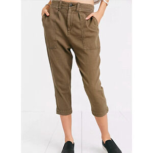 BDG Pegged Fatigue Pants Size 6 Gauze Utility Skater Grunge GORP Drop Crotch **